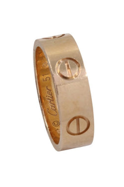 Bague CARTIER "Love" Classique en or rose - Castafiore