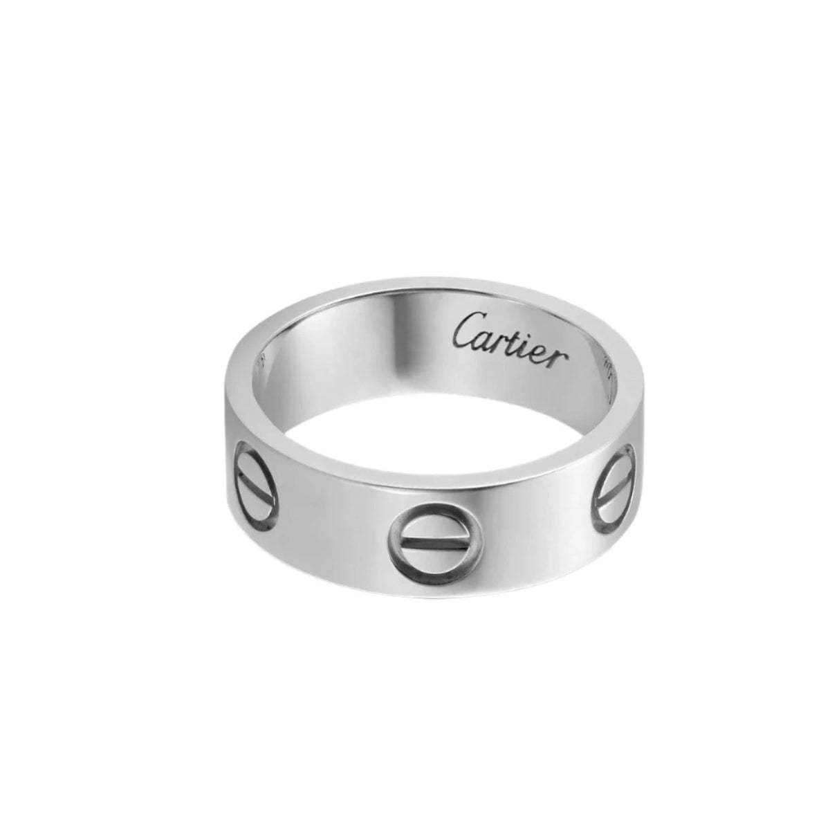 Bague Cartier Love en or blanc - Castafiore