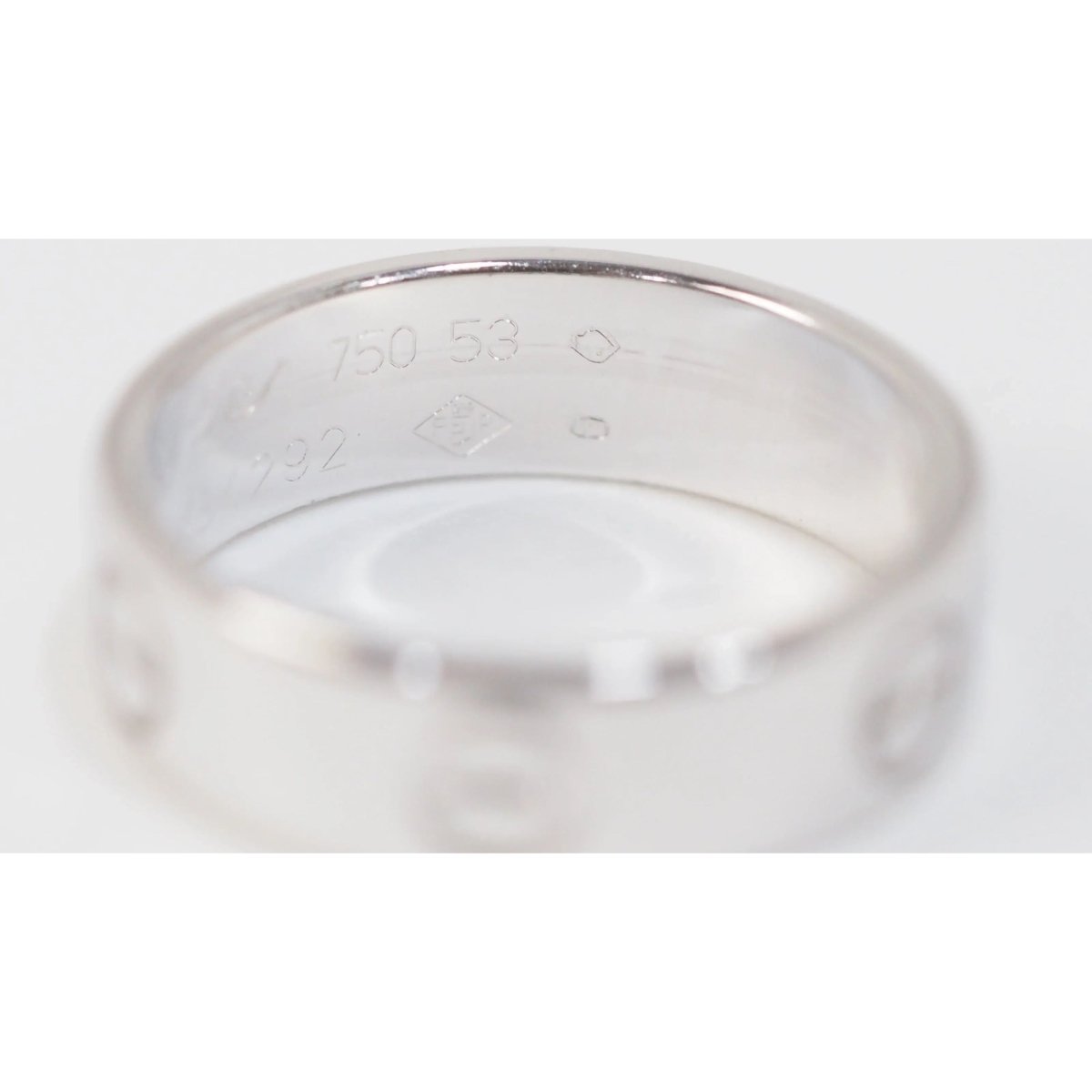 Bague CARTIER "Love" en or blanc - Castafiore