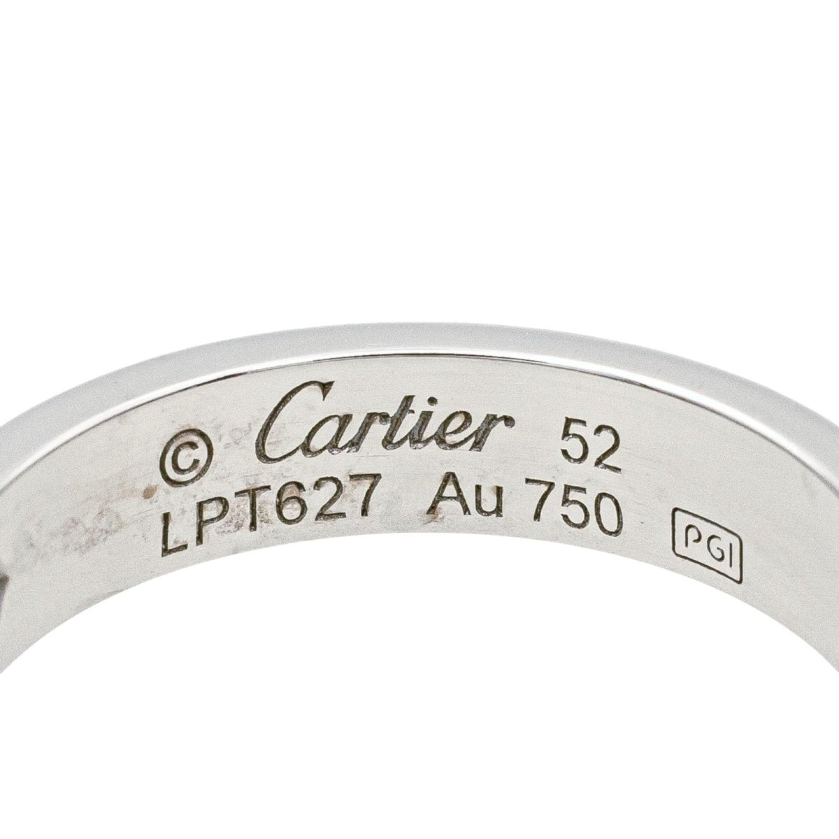 Bague CARTIER, "Love" en or blanc et diamant - Castafiore