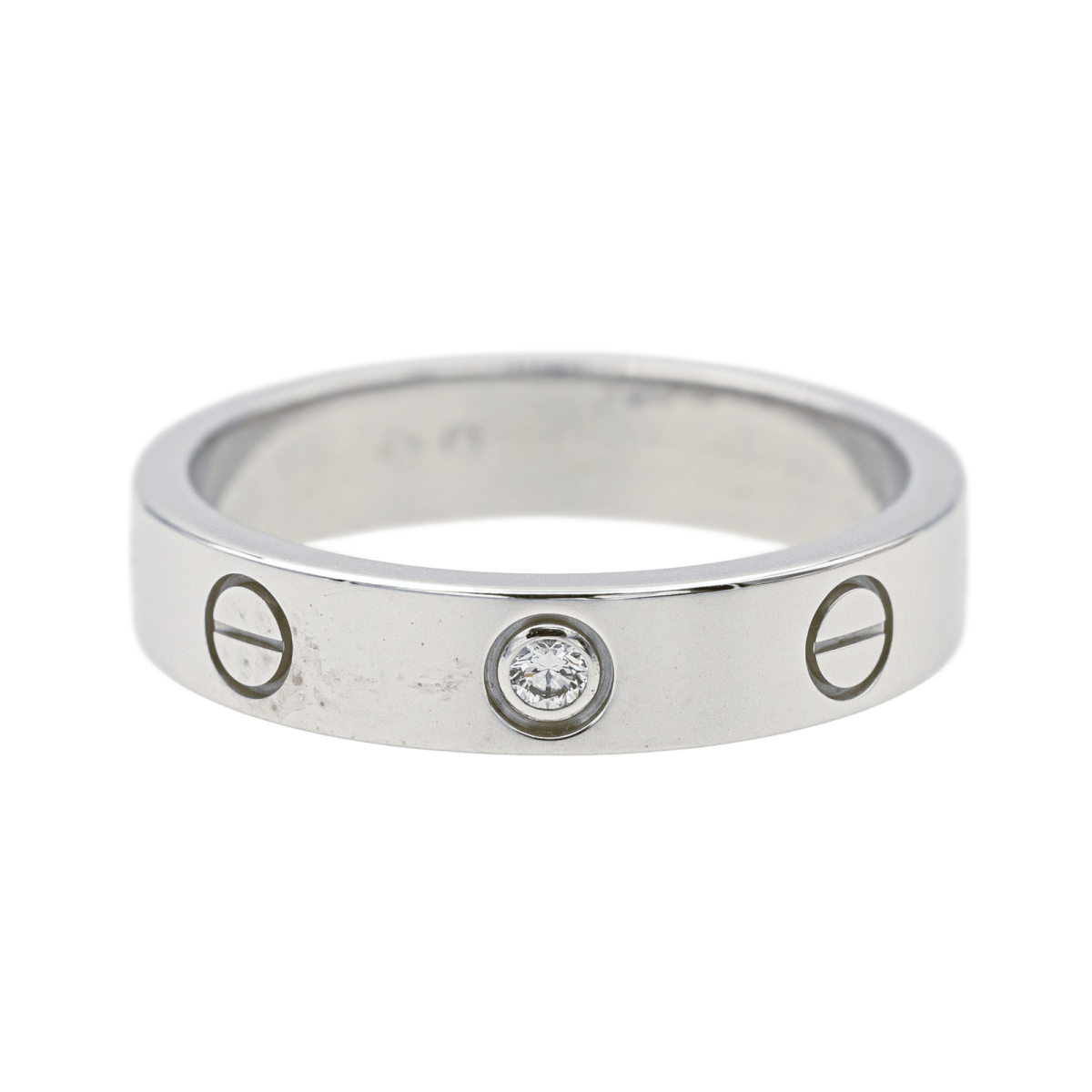 Bague CARTIER, "Love" en or blanc et diamant - Castafiore