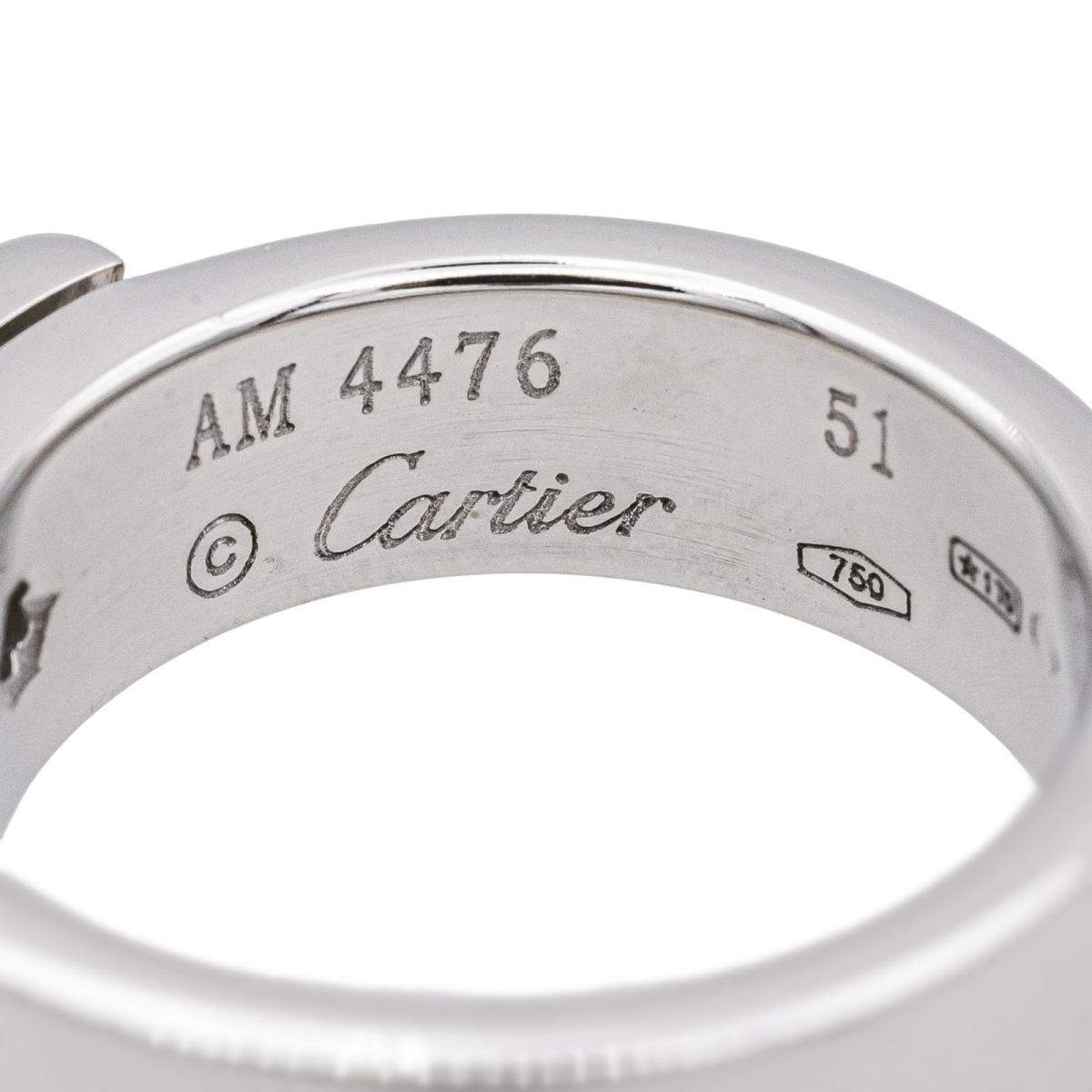 Bague CARTIER "Love" en or blanc et diamant - Castafiore