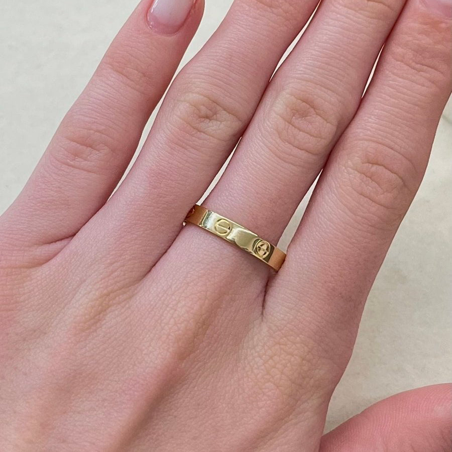 Bague CARTIER Love en or jaune - Castafiore