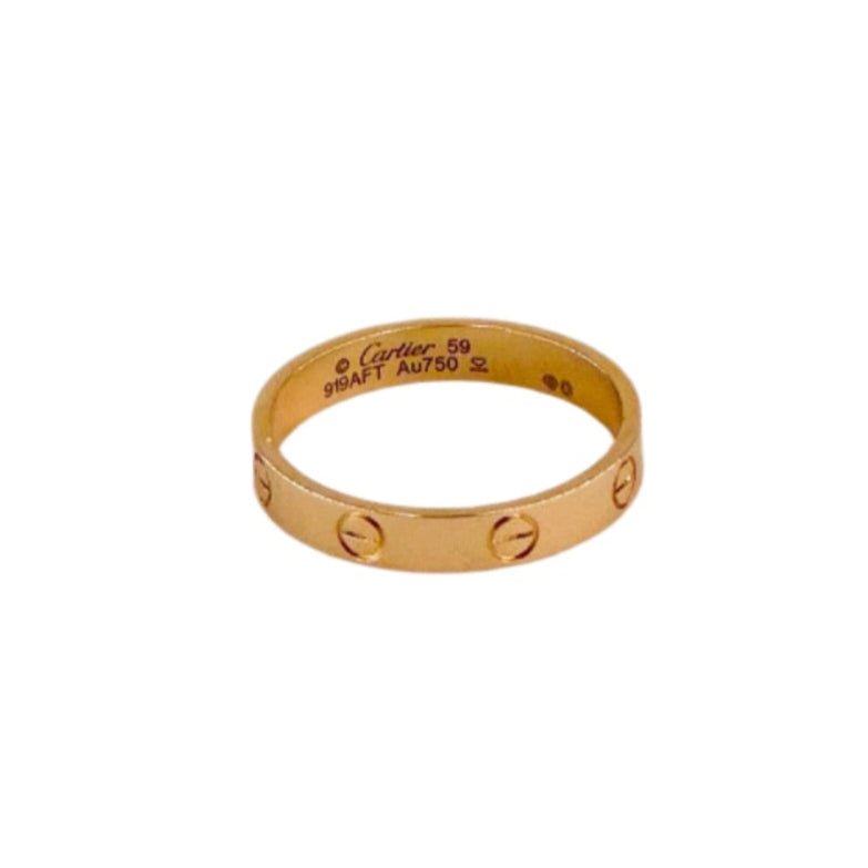 Bague CARTIER "Love" en or rose - Castafiore