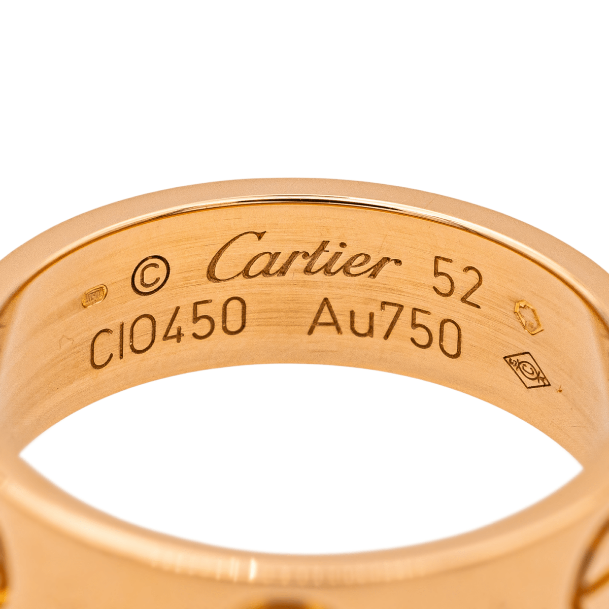 Bague Cartier Love en or rose - Castafiore