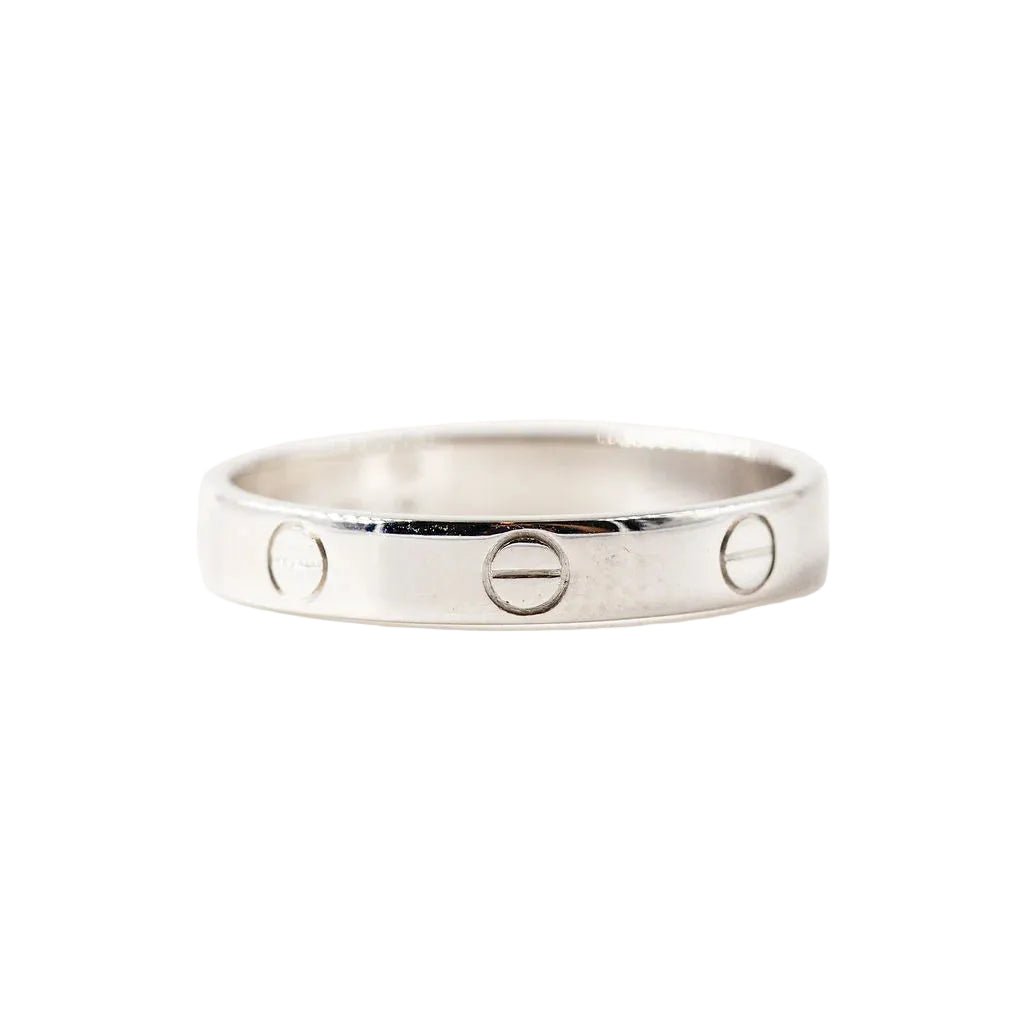 Bague CARTIER "Love" PM en or blanc - Castafiore