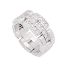 Bague CARTIER "Maillon Panthère" en or blanc et diamants - Castafiore