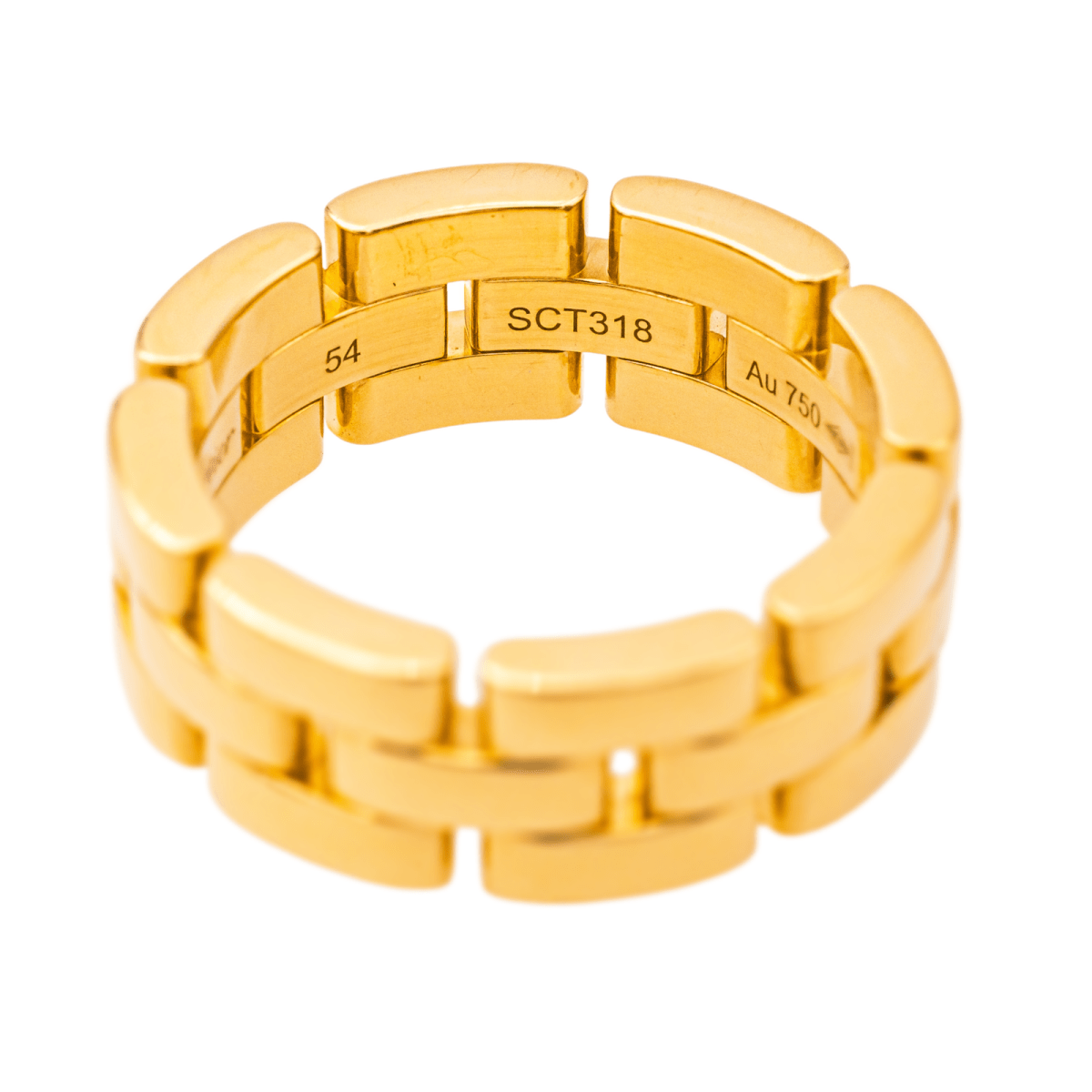 Bague Cartier, "Maillon Panthère" en or jaune - Castafiore