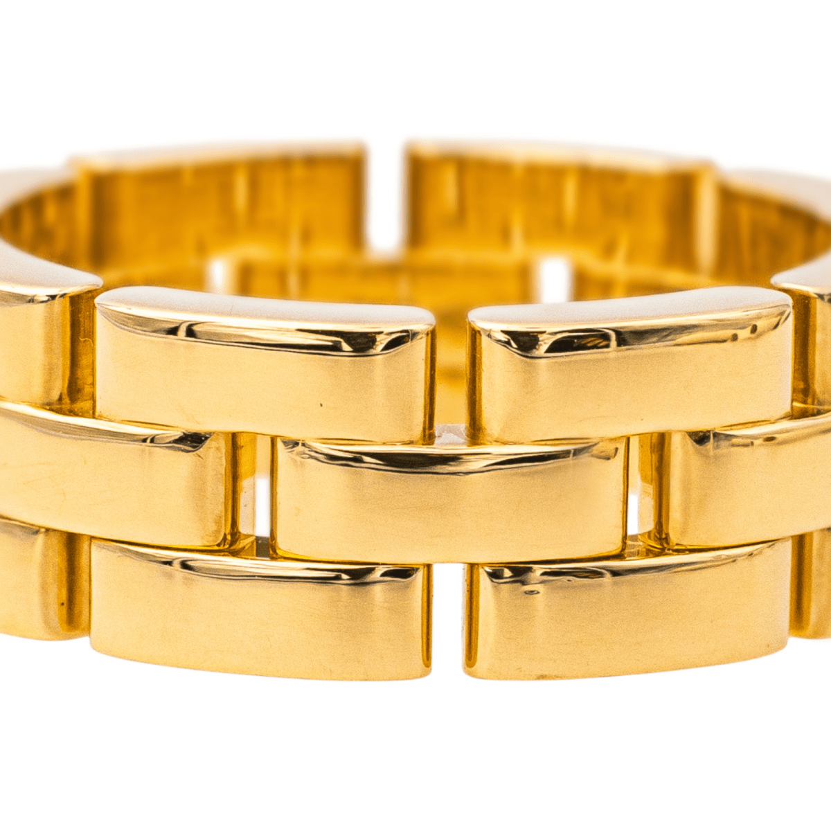 Bague Cartier, "Maillon Panthère" en or jaune - Castafiore