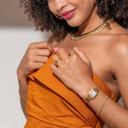 Bague Cartier, "Maillon Panthère" en or jaune - Castafiore