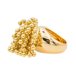 Bague CARTIER modèle "perruque" en or jaune - Castafiore