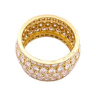 Bague CARTIER "Nigeria" en or jaune et diamants - Castafiore