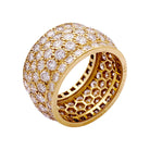 Bague CARTIER "Nigeria" en or jaune et diamants - Castafiore