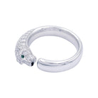 Bague Cartier, "Panthère de Cartier", or blanc, diamants - Castafiore