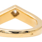 Bague CARTIER "Solitaire Triangle" en or jaune et diamant - Castafiore