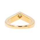 Bague CARTIER "Solitaire Triangle" en or jaune et diamant - Castafiore