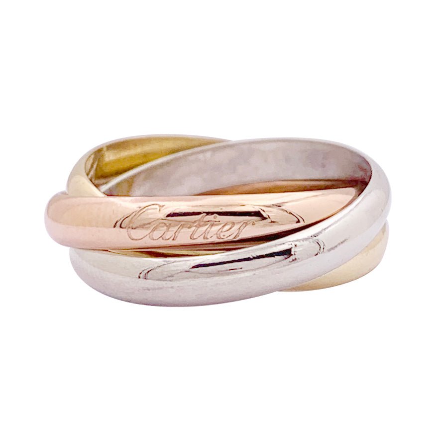 Bague CARTIER "Trinity Classique" trois ors - Castafiore