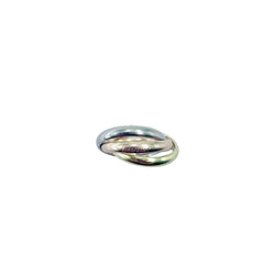 Bague CARTIER "Trinity" en or blanc, or jaune et or rose - Castafiore