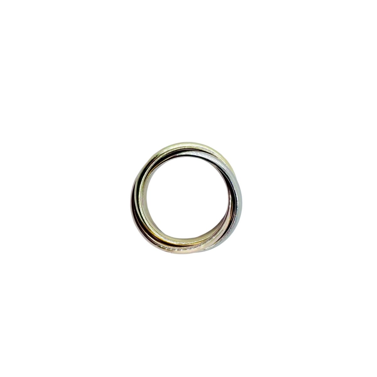 Bague CARTIER "Trinity" en or blanc, or jaune et or rose - Castafiore