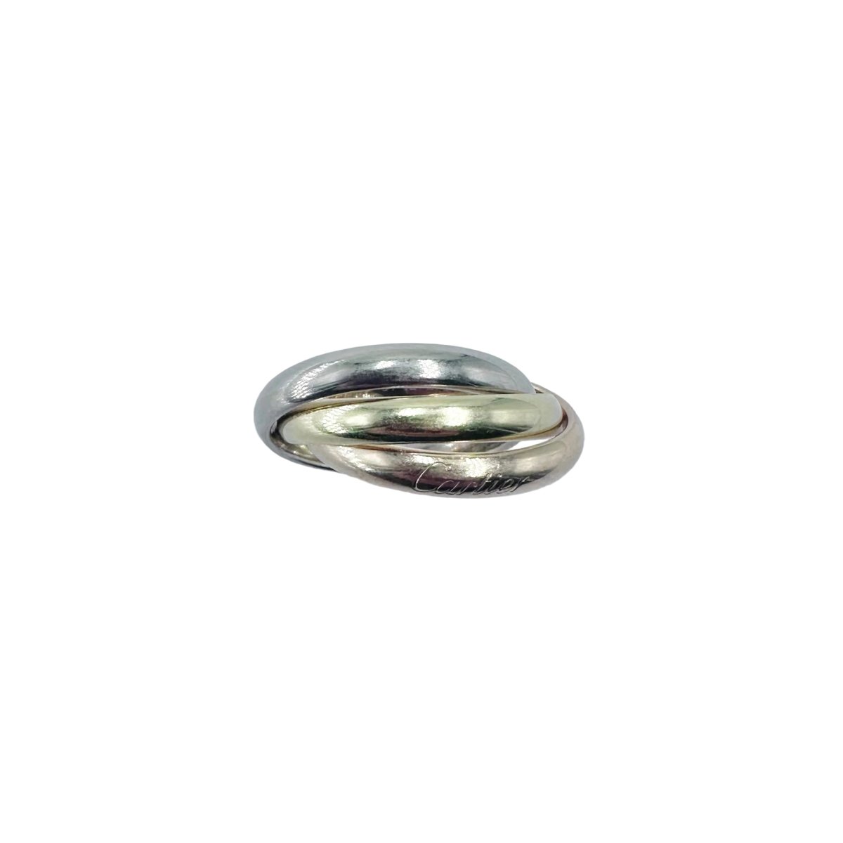 Bague CARTIER "Trinity" en or blanc, or jaune et or rose - Castafiore