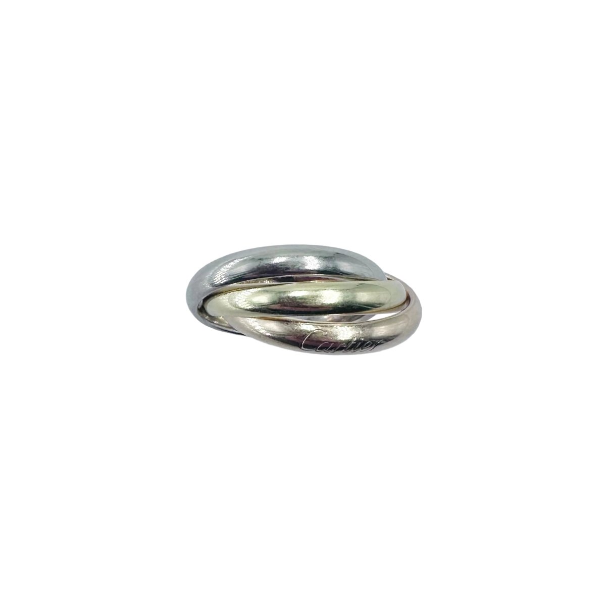 Bague CARTIER "Trinity" en or blanc, or jaune et or rose - Castafiore