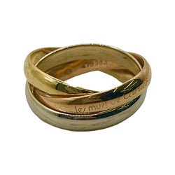 Bague CARTIER Trinity en or jaune - Castafiore