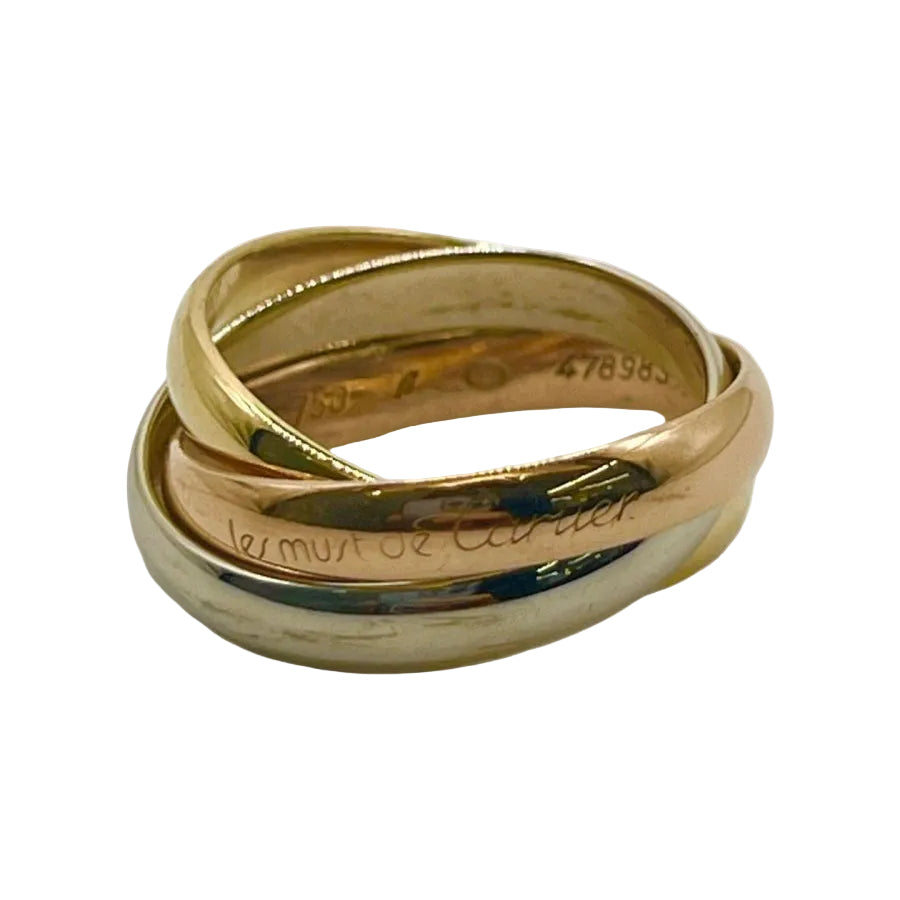 Bague CARTIER Trinity en or jaune - Castafiore