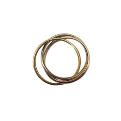 Bague CARTIER Trinity en or jaune or blanc et or rose - Castafiore