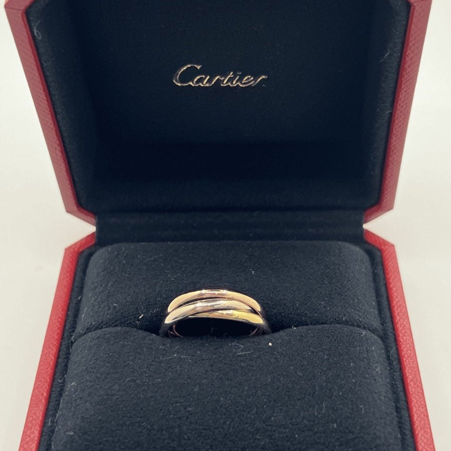 Bague CARTIER Trinity en or jaune, or blanc, or rose - Castafiore