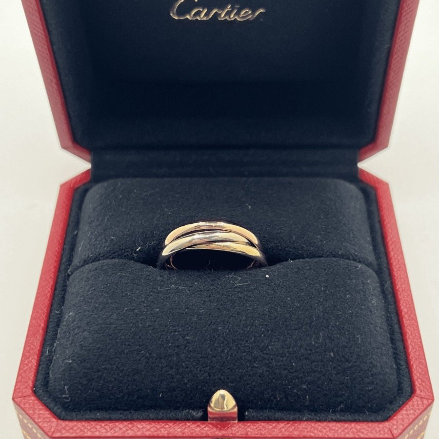 Bague CARTIER Trinity en or jaune, or blanc, or rose - Castafiore