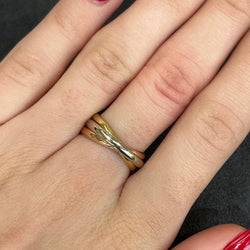 Bague CARTIER Trinity en or jaune, or blanc, or rose - Castafiore