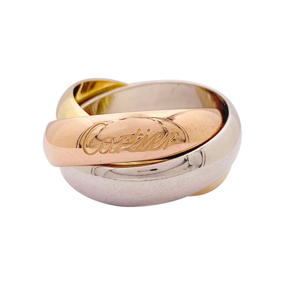 Bague CARTIER "Trinity" en or rose, jaune et blanc - Castafiore