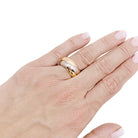 Bague CARTIER "Trinity" en or rose, jaune et blanc - Castafiore