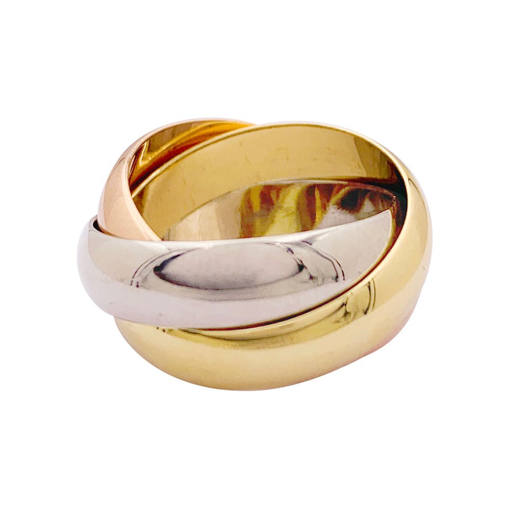 Bague CARTIER "Trinity" en or rose, jaune et blanc - Castafiore