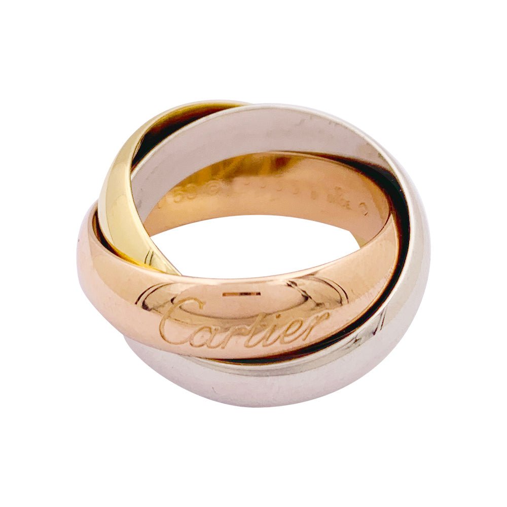 Bague CARTIER "Trinity" en or rose, jaune et blanc - Castafiore