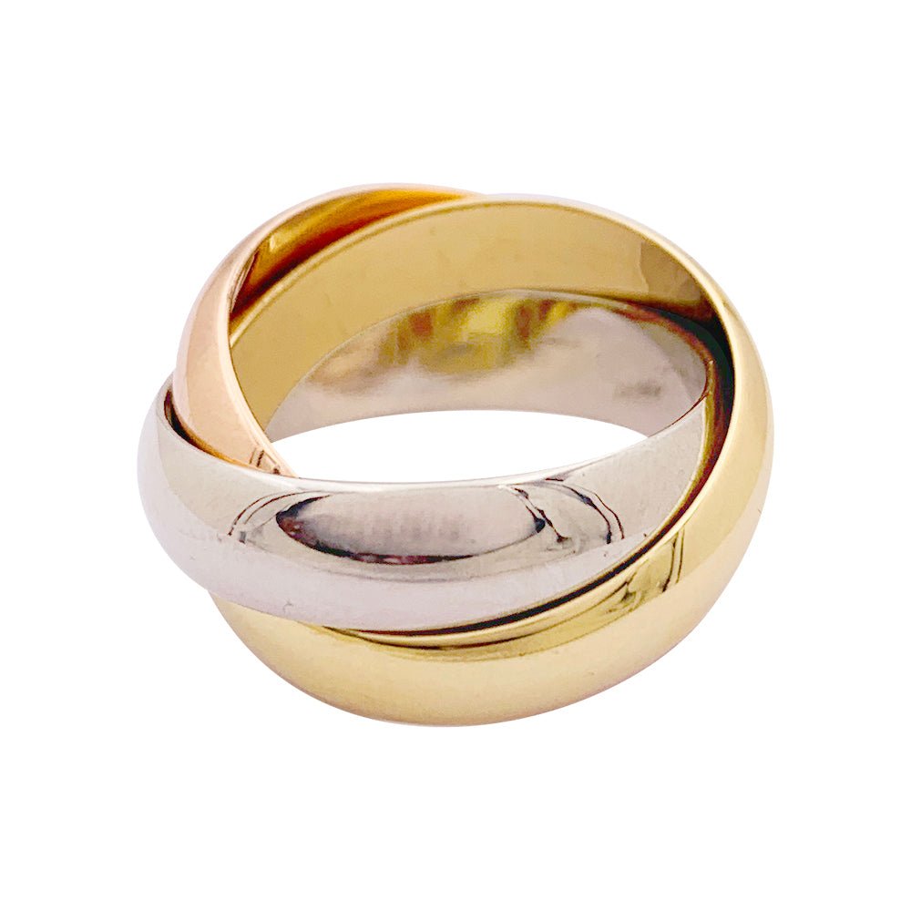 Bague CARTIER "Trinity" en or rose, jaune et blanc - Castafiore