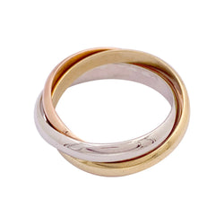 Bague Cartier "Trinity" en trois ors - Castafiore