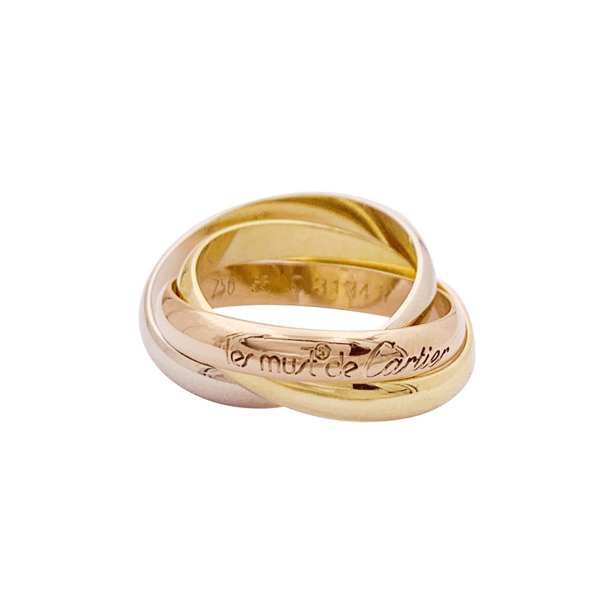 Bague CARTIER Trinity Must, trois ors. - Castafiore