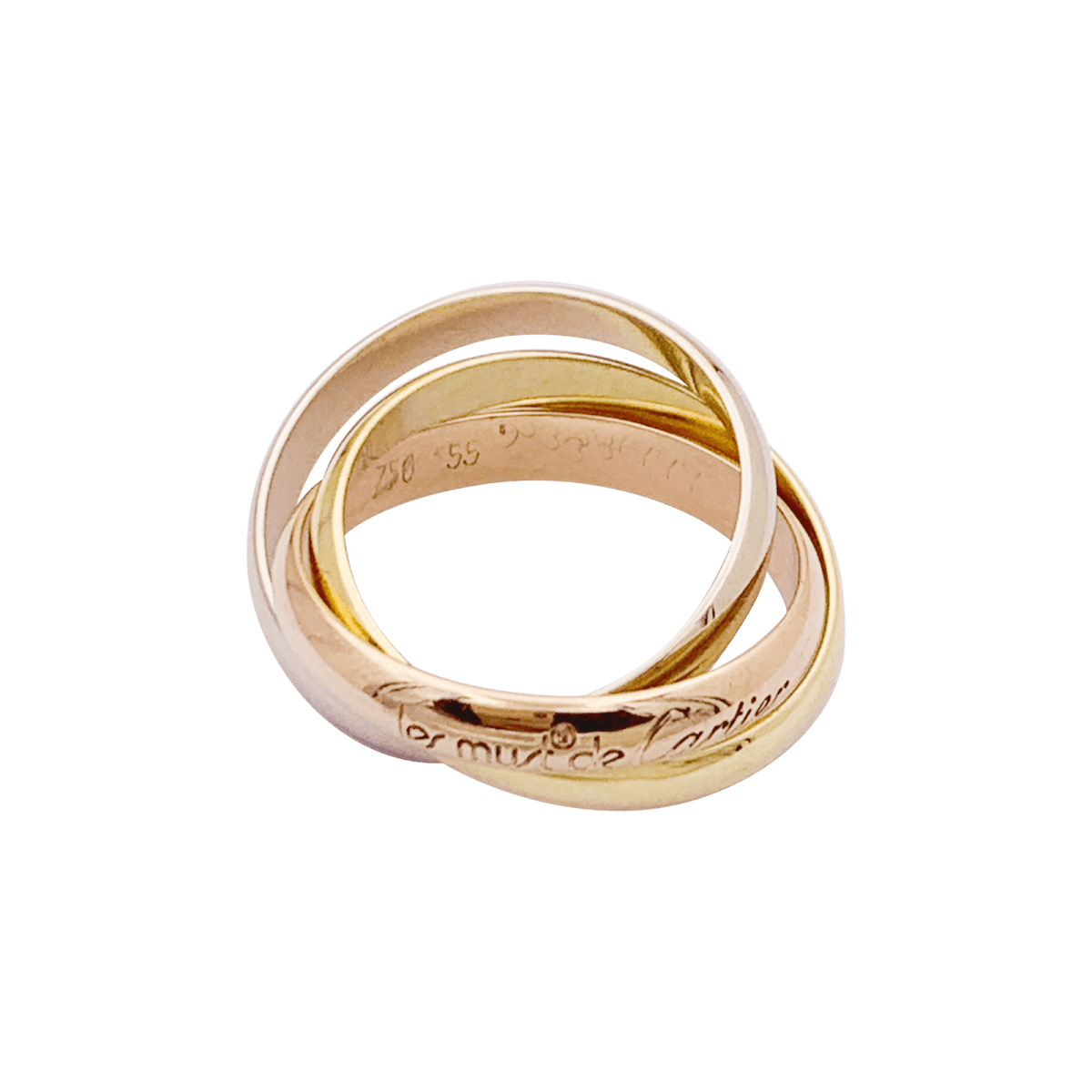 Bague CARTIER Trinity Must, trois ors. - Castafiore