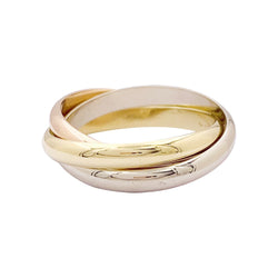 Bague Cartier "Trinity" trois ors. - Castafiore