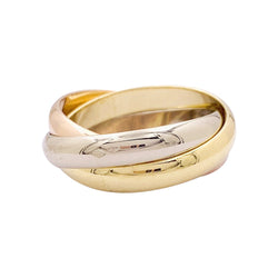 Bague Cartier "Trinity" trois ors. - Castafiore