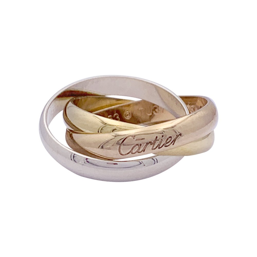 Bague CARTIER "Trinity", trois ors - Castafiore
