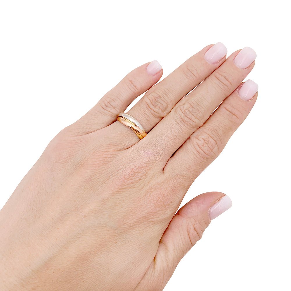 Bague CARTIER "Trinity" trois ors - Castafiore