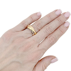 Bague Cartier "Trinity" trois ors. - Castafiore