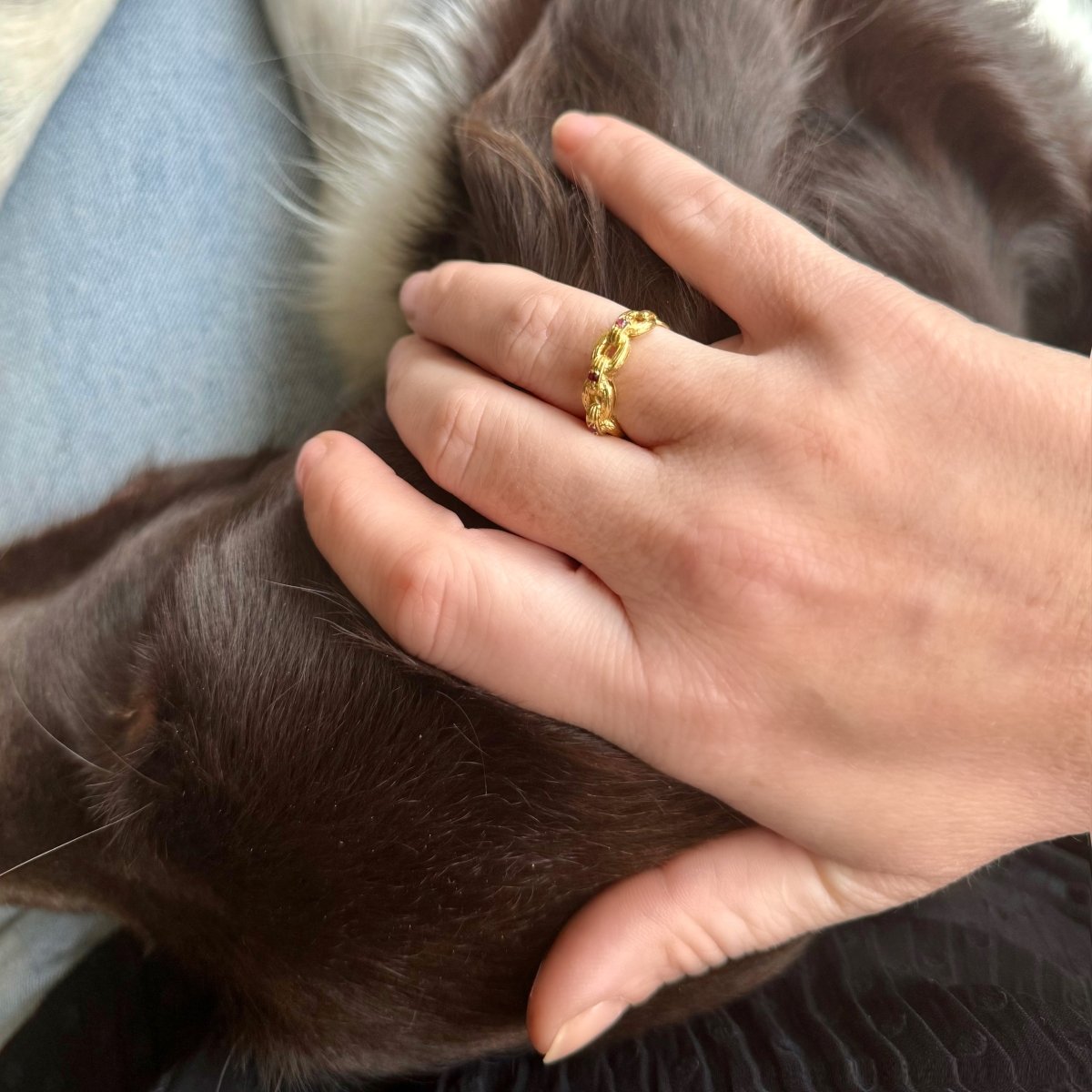 Bague chaine - Castafiore