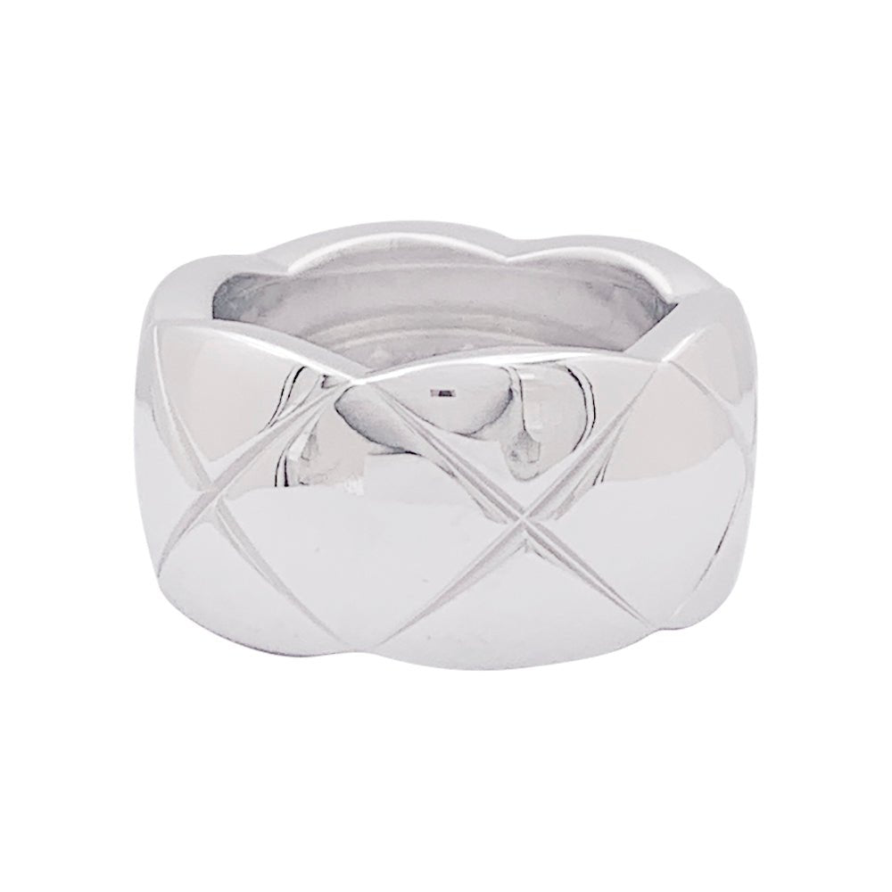 Bague CHANEL "Coco Crush" en or blanc - Castafiore