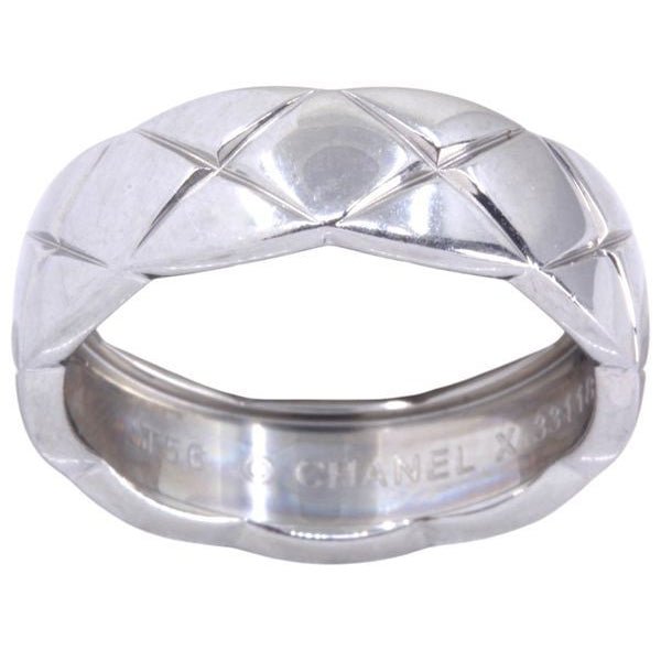 Bague CHANEL "Coco Crush" en or blanc - Castafiore