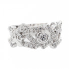 Bague CHANEL Cristaux glacés en Or blanc et Diamant - Castafiore