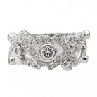 Bague CHANEL Cristaux glacés en Or blanc et Diamant - Castafiore