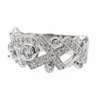 Bague CHANEL Cristaux glacés en Or blanc et Diamant - Castafiore